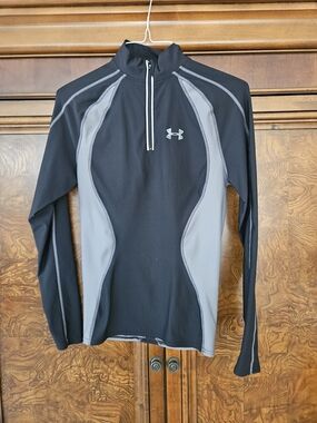 Under Armour Black & Light Gray Performance Quarter-Zip